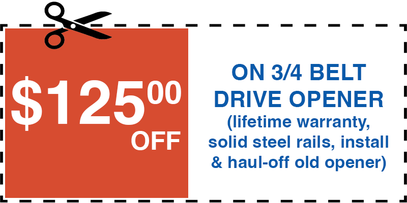 125 off garage door opener Atlantic Beach